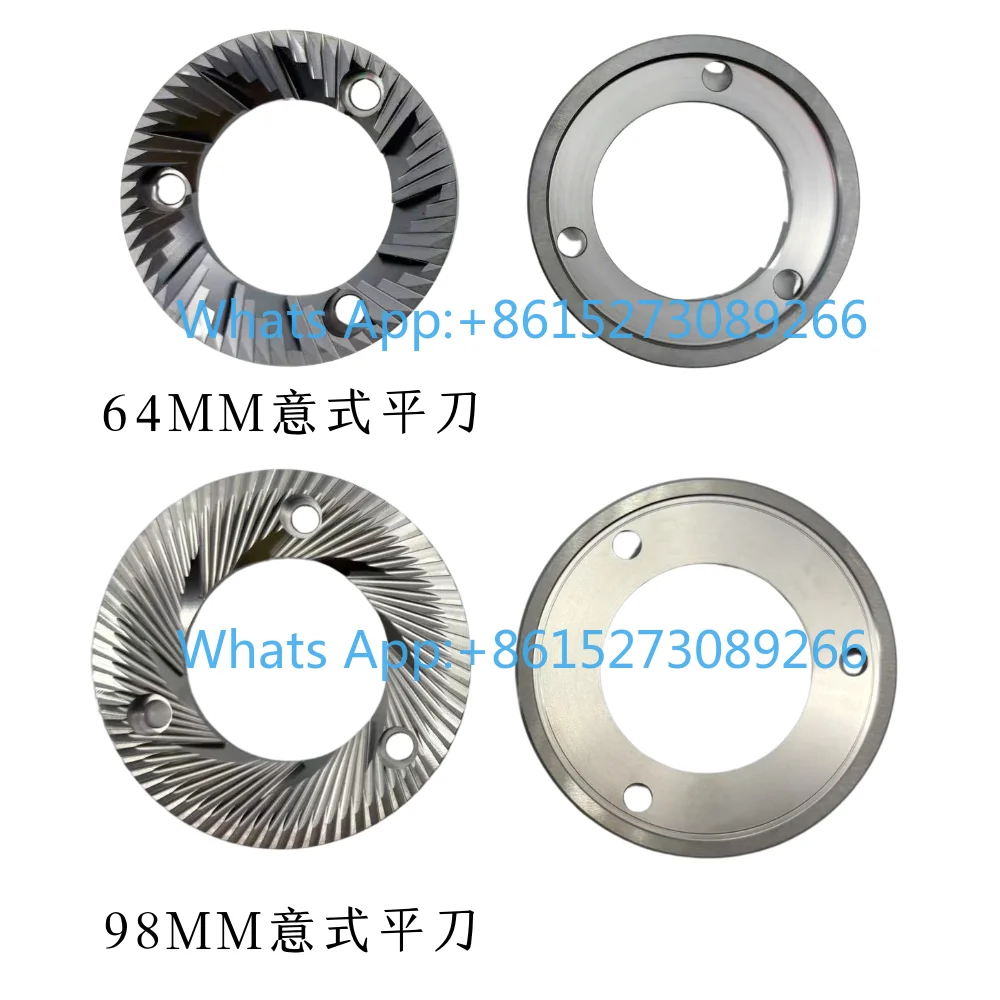 1PCS bean grinder cutter head domestic replacement SSP flat knife 64/83/98 mm titanium plating