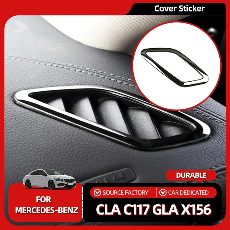 

Лидер продаж, молдинги для Mercedes Benz CLA C117 GLA X156 A Class W176 2013-18, приборная панель, вентиляционная рамка кондиционера переменного тока, украшение