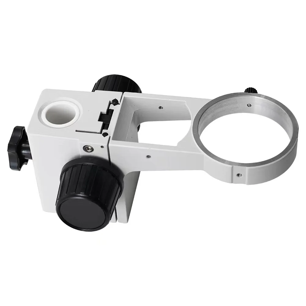 76mm  Fine Focusing Mount Diameter Focus Bracket with Coaxial Coarse and Fine Controls for Stereo Zoom Microscope