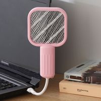 Pest Control Mini USB Mosquito Swatter Electric Shock UV Light Mosquito Killer Lamp Portable Anti-fall Fly Bug Zapper Summer