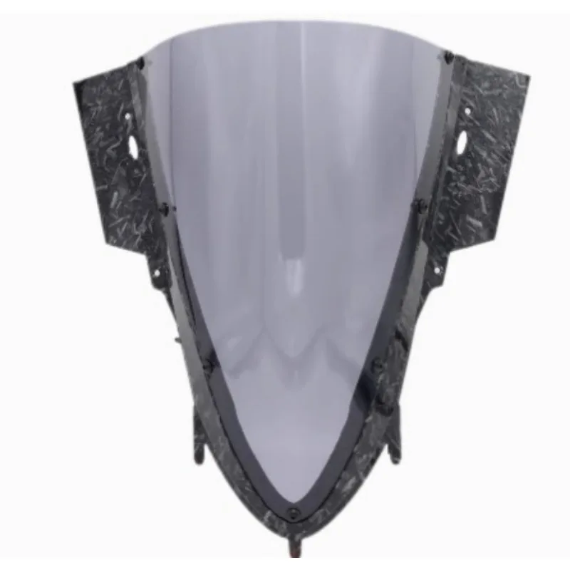 

Parts are suitable for Zhang Xue 500RR modified competitive heightened windshield fire blade fixed wind wing flank spoiler cover