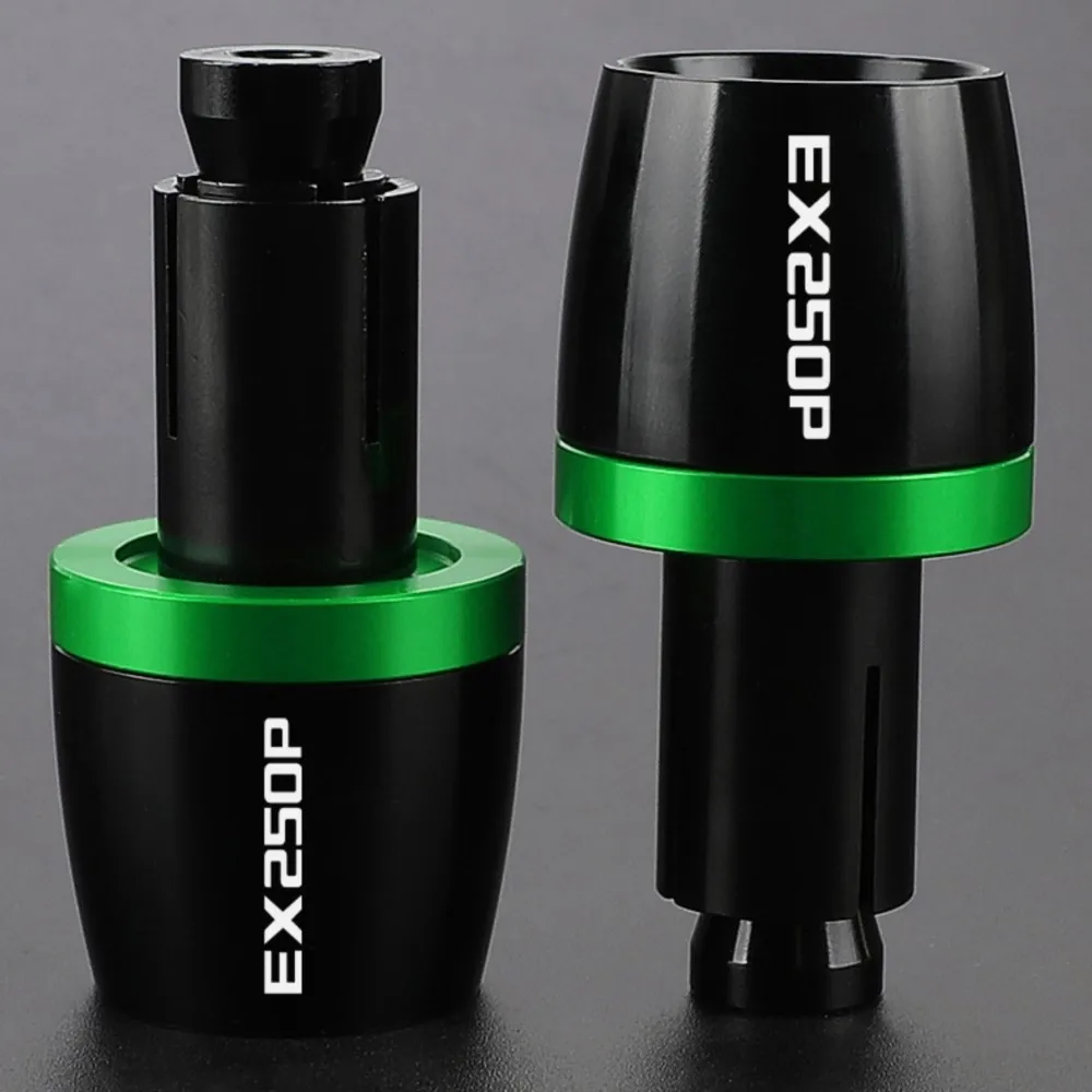 

For KAWASAKI EX250P 2018-2021 2020 2019 EX 250P EX250 P 22mm Motorcycles Handlebar Grips Bar Ends Cap Counterweight Plug Slide