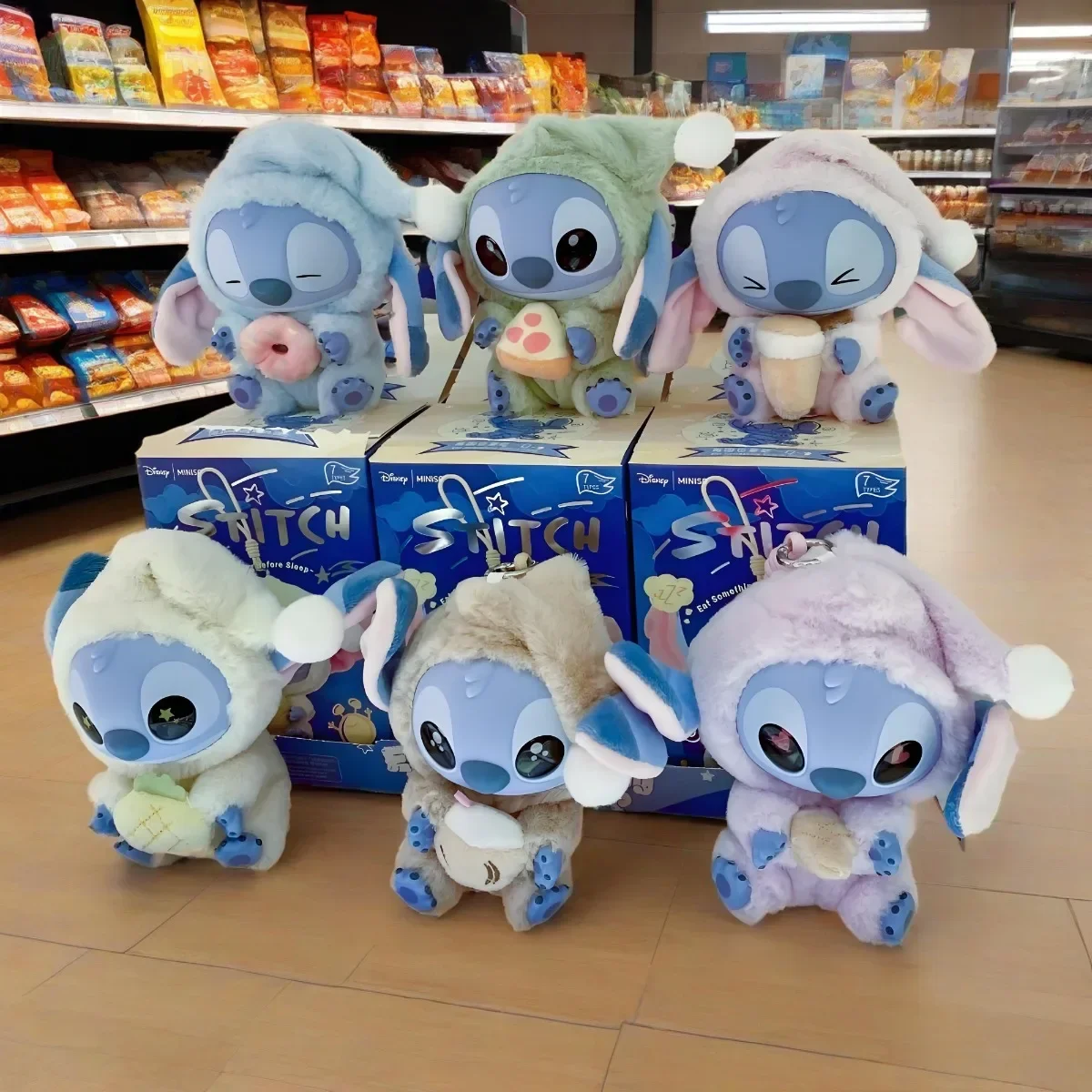 

Lilo Stitch виниловая коробка для лица, сумка, подвески, украшения, мультяшная милая кукла, плюшевая загадочная коробка, игрушка для взрослых и детей, подарки на день рождения