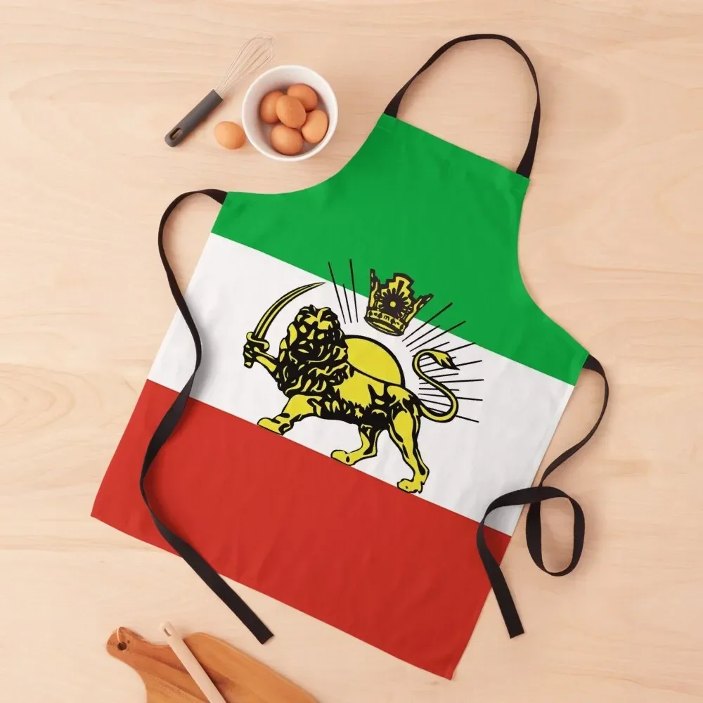 

Flag of Persia / Iran (Pahlavi) Apron House Things For Home And Kitchen Costume Waiter Hairdressing Apron