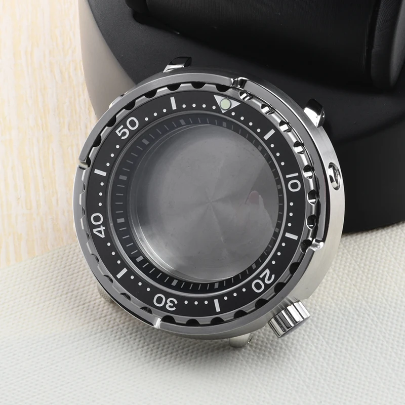 

Корпус часов Tuna Can Diving из нержавеющей стали 316L, сапфировое стекло, суперлюминесцентное покрытие C3, 4.2 O'clock, для автоматического механизма NH35/36.