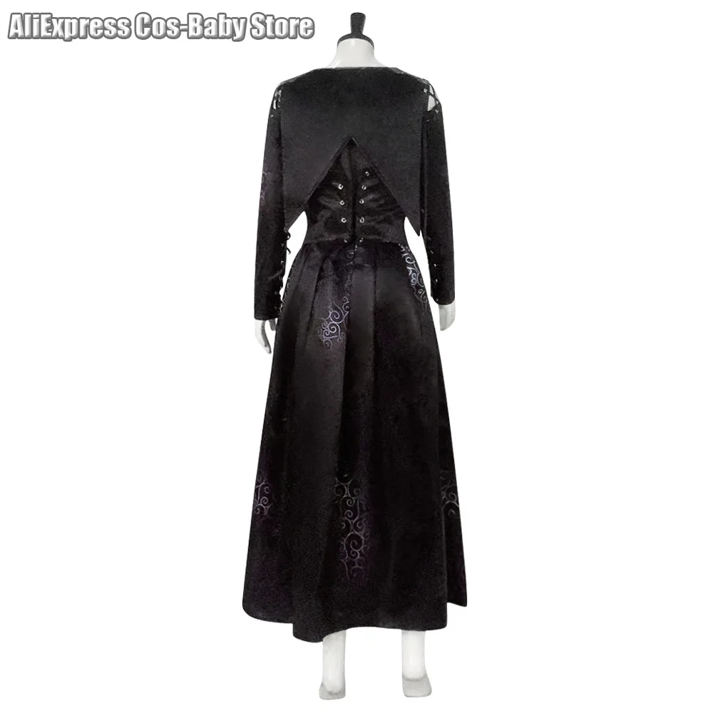 Movie Bellatrix Wizard Lestrange Cosplay Costumes School Witch For Women Dress Uniform Halloween Carnival Party Clothes Outfit