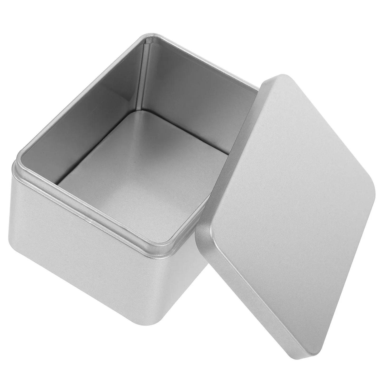 Tinplate Storage Box Multifunctional Compact Organizer for Sewing Accessories Embroidery Tools Photo Storage Greeting Cards