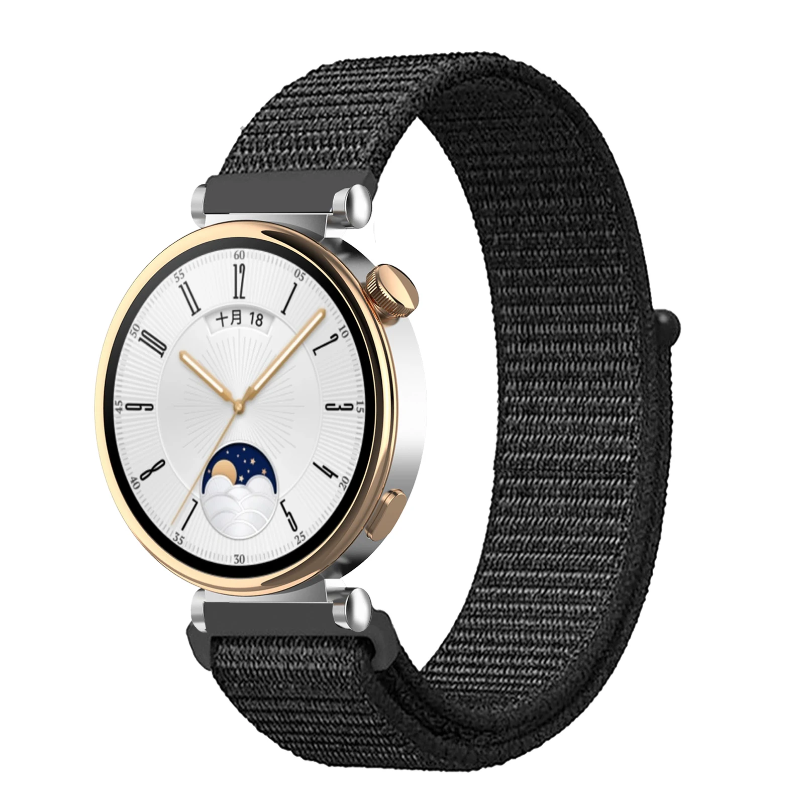 Новый нейлоновый ремешок 18 мм для смарт-часов Huawei Watch GT4 41 мм, ремешок для женщин и девушек