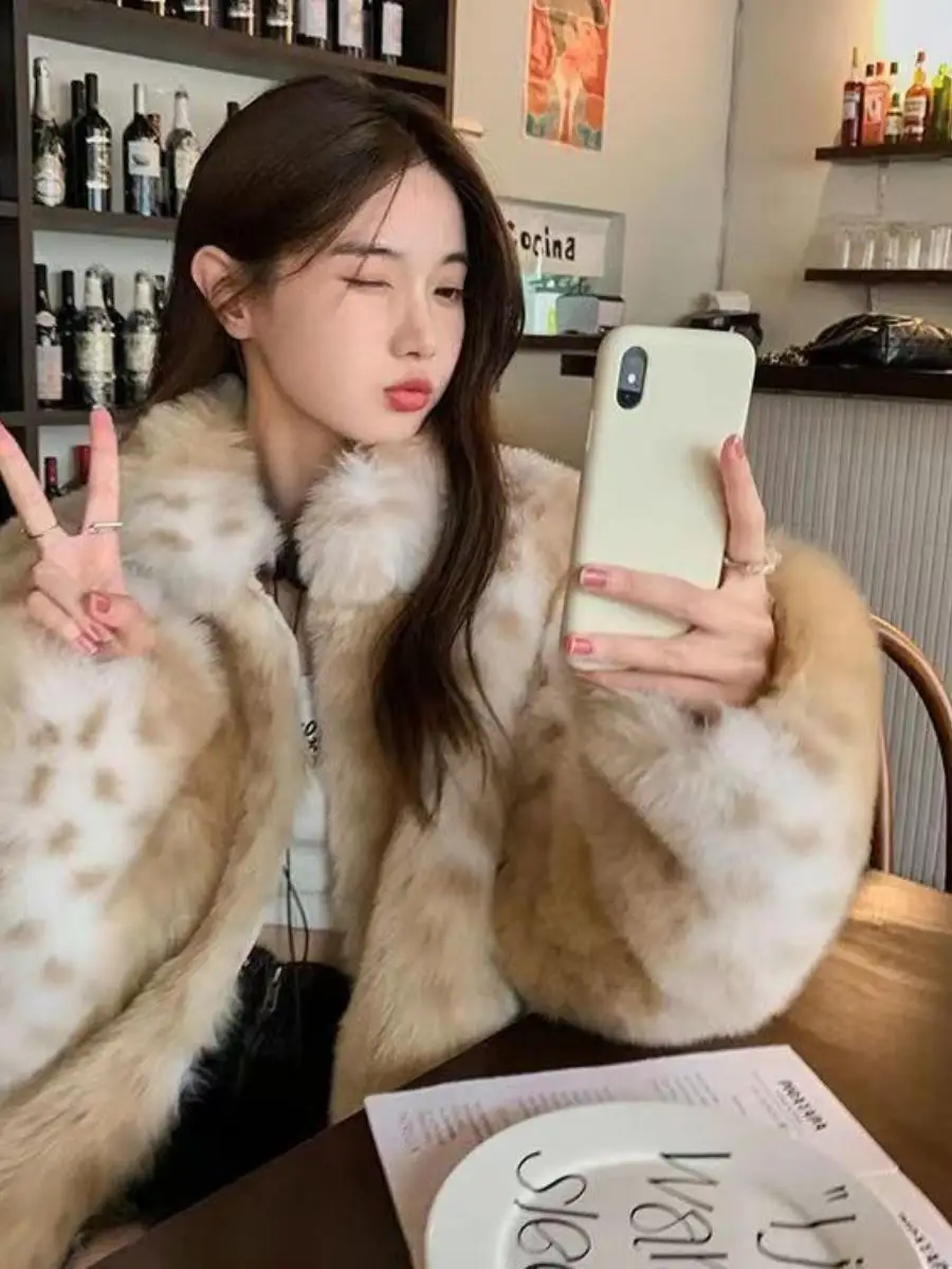 Ekologiczna kurtka damska z asymetrycznym dołem, codzienna, ciepła, z wzorem górskim, kurtka motocyklowa, odzież wierzchnia z wełny syntetycznej.