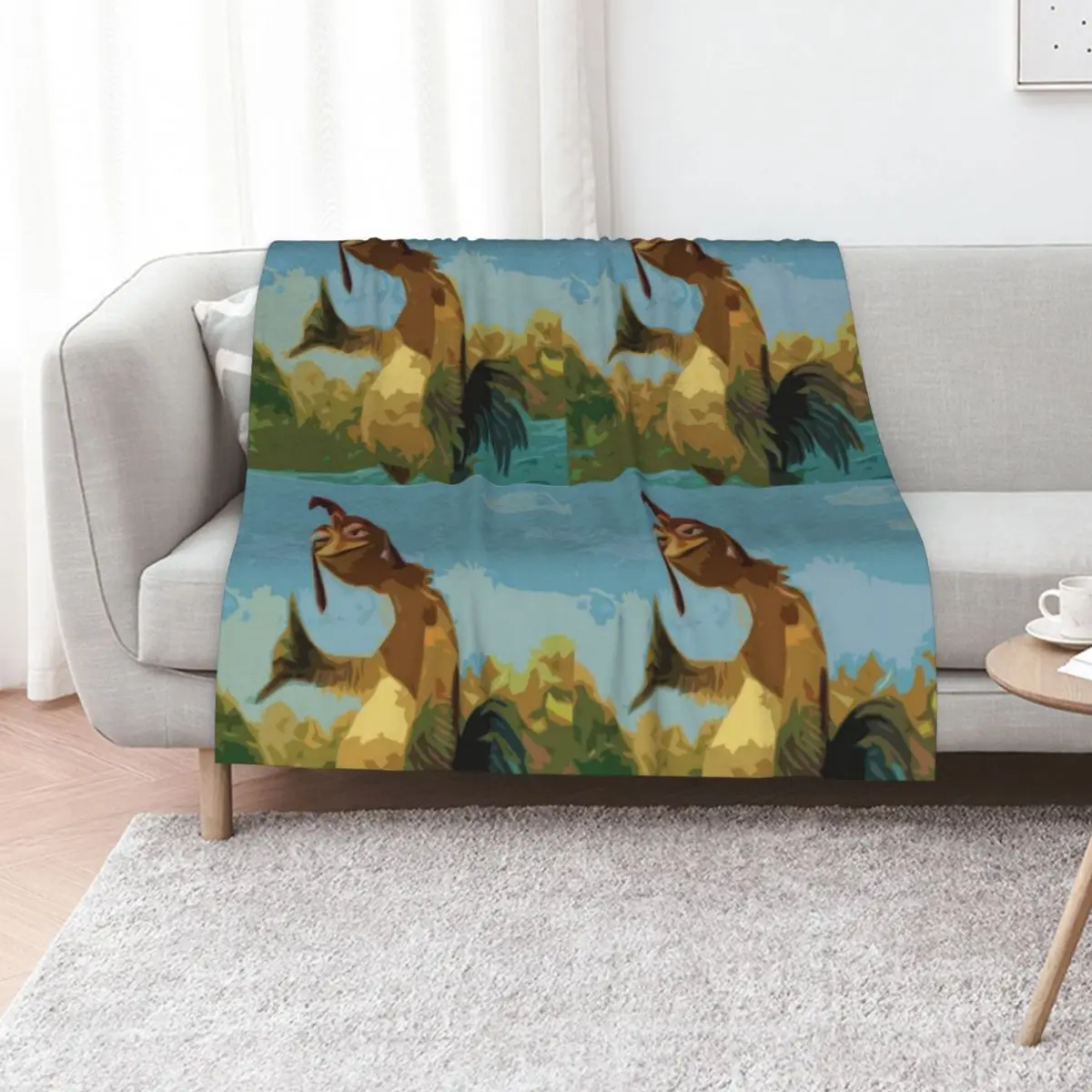 

Chicken Joe Print Throw Blanket Soft Plush Plaid Luxury Designer Giant Sofa Winter beds Blankets