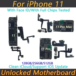 Free Shipping Clean iCloud For iPhone 11 Pro Max Full Working Motherboard Support iOS Update Logic Board Plate 11/ 11 pro board