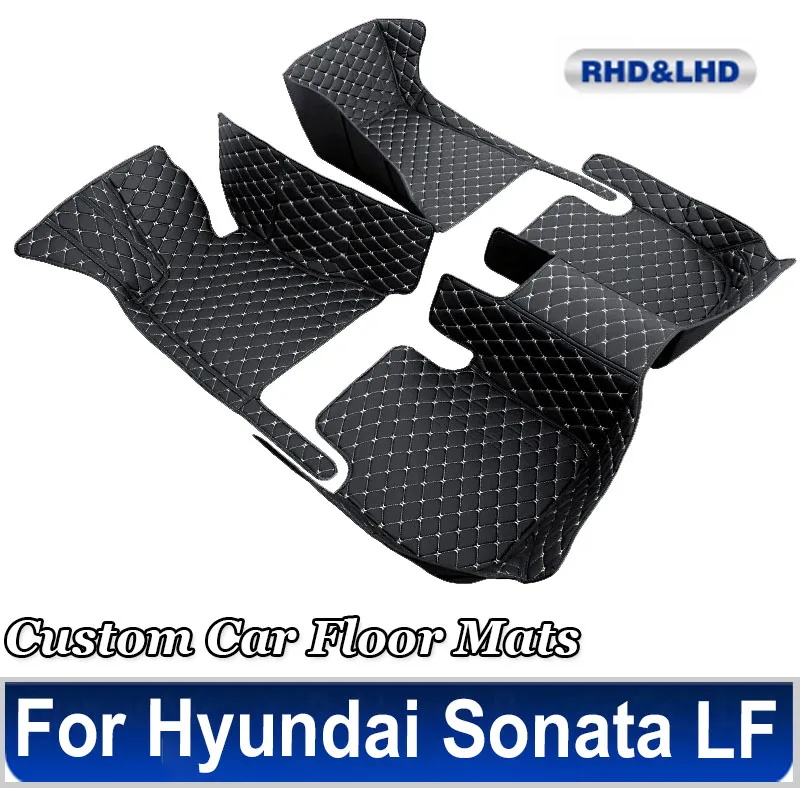 

Car Floor Mats For Hyundai Sonata LF 2015 2016 2017 2018 Rugs Dash Carpets Cargo Liners Pads Interior Accessories Styling Covers