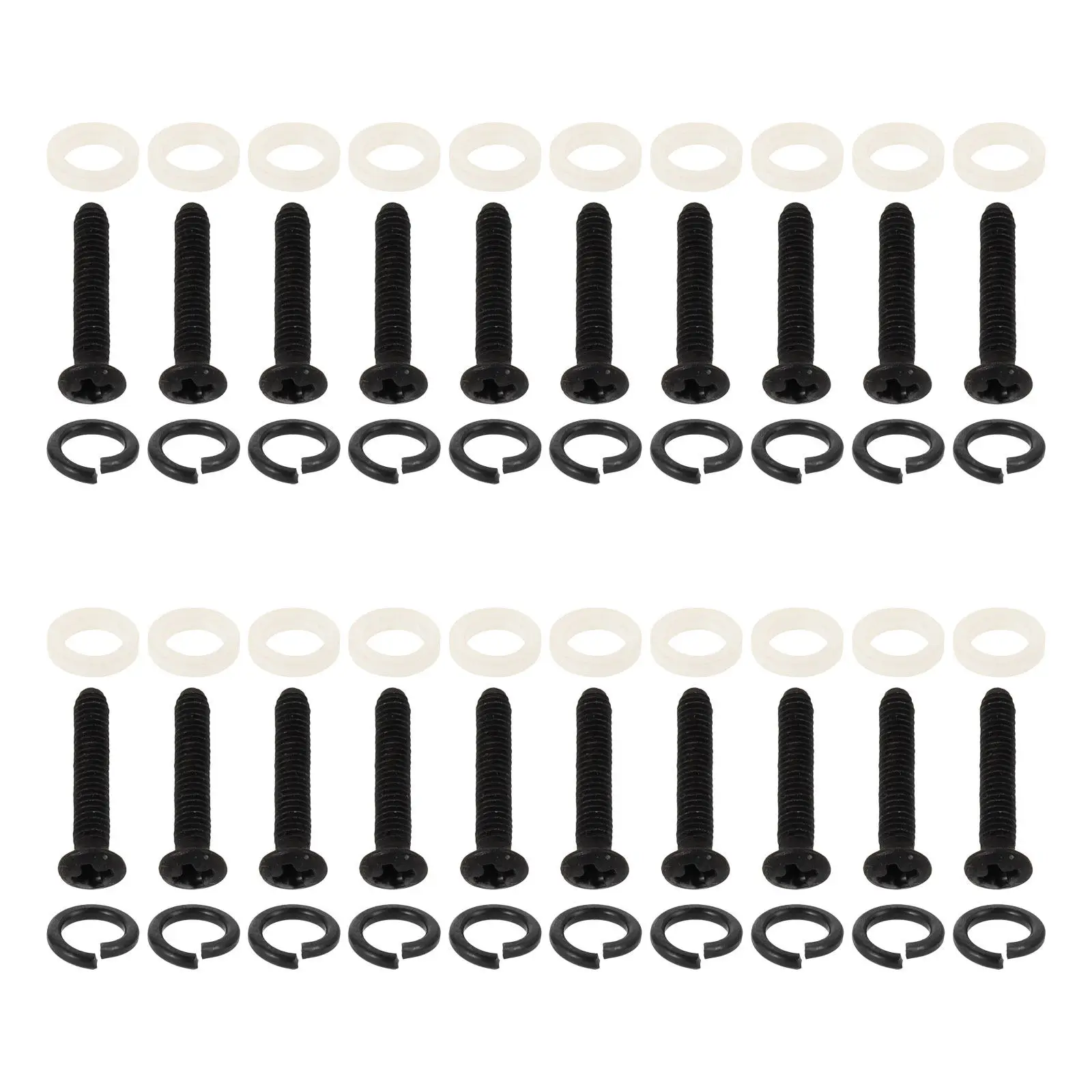 Guitar Tuner Screws Washers Set 20 Pack Acoustic Electric Guitar Mounting Hardware Repair Kit