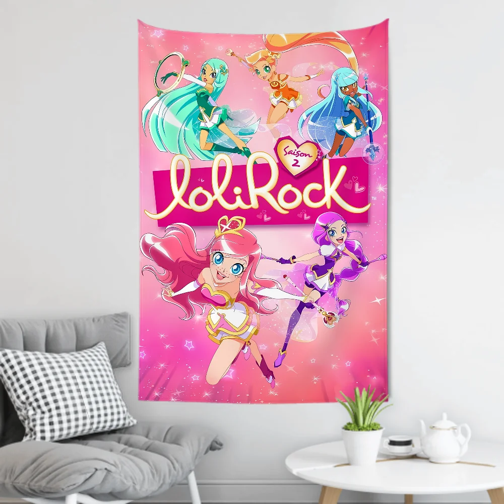 

LoliRock мультфильм висящий богемный гобелен декор комнаты настенная ткань вечерние подвесной фон декор комнаты детская комната