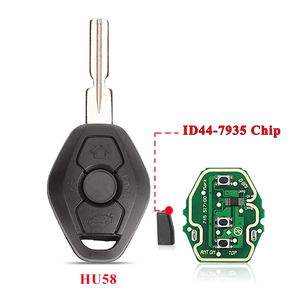 KEYECU Smart Remote key Keyless Entry Fob 3 Button... - Vicedeal KEYECU Smart Remote key Keyless Entry Fob 3 Button... - Vicedeal