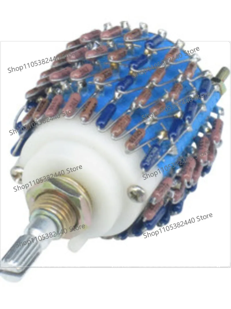 4x24 Step Attenuator 50K, 4-Channel Stereo Volume Potentiometer with Dale Resistors