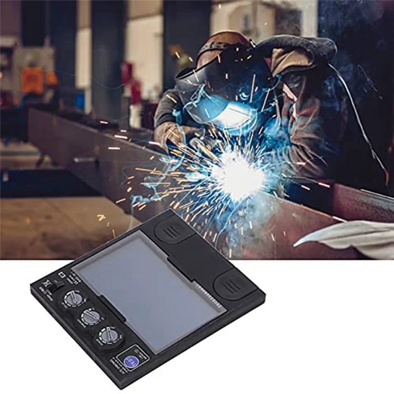 

Welding Lens Solar Automatic LCD Dimming Welding Helmet Filter Goggles Welding Lens Panel Replacement Filter-BAAX