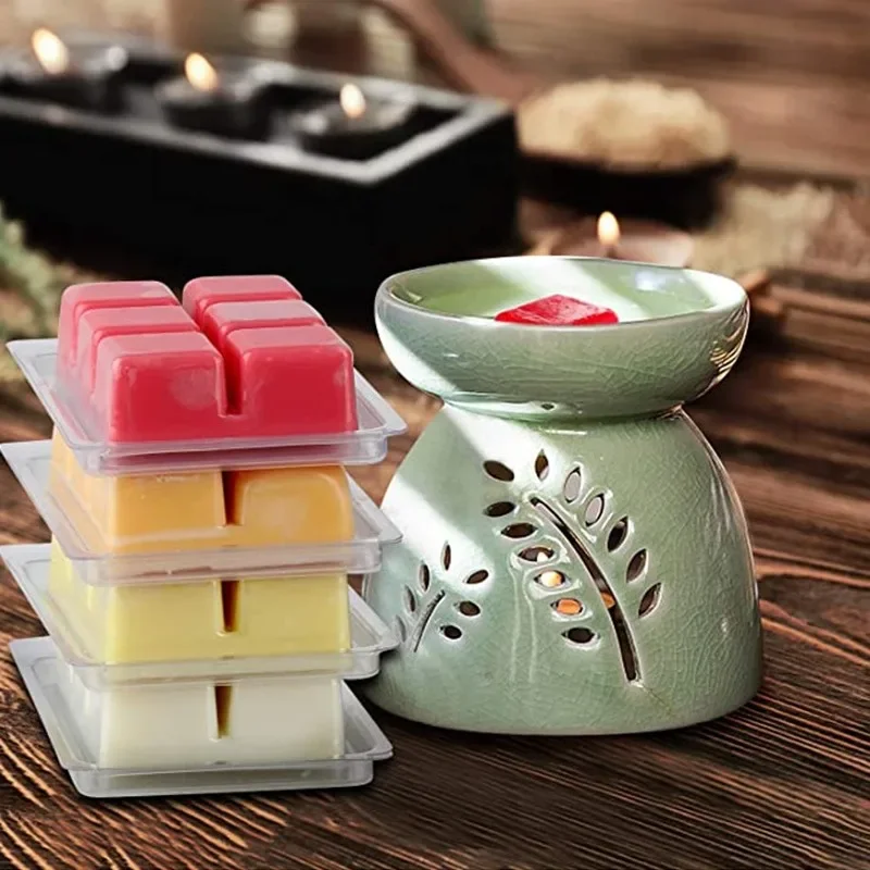 

Блок воска с ароматом сои, красочные растения, эфирное масло, ароматерапевтическая свеча для гостиной/спальни/офиса/отеля/йоги, материал благовоний