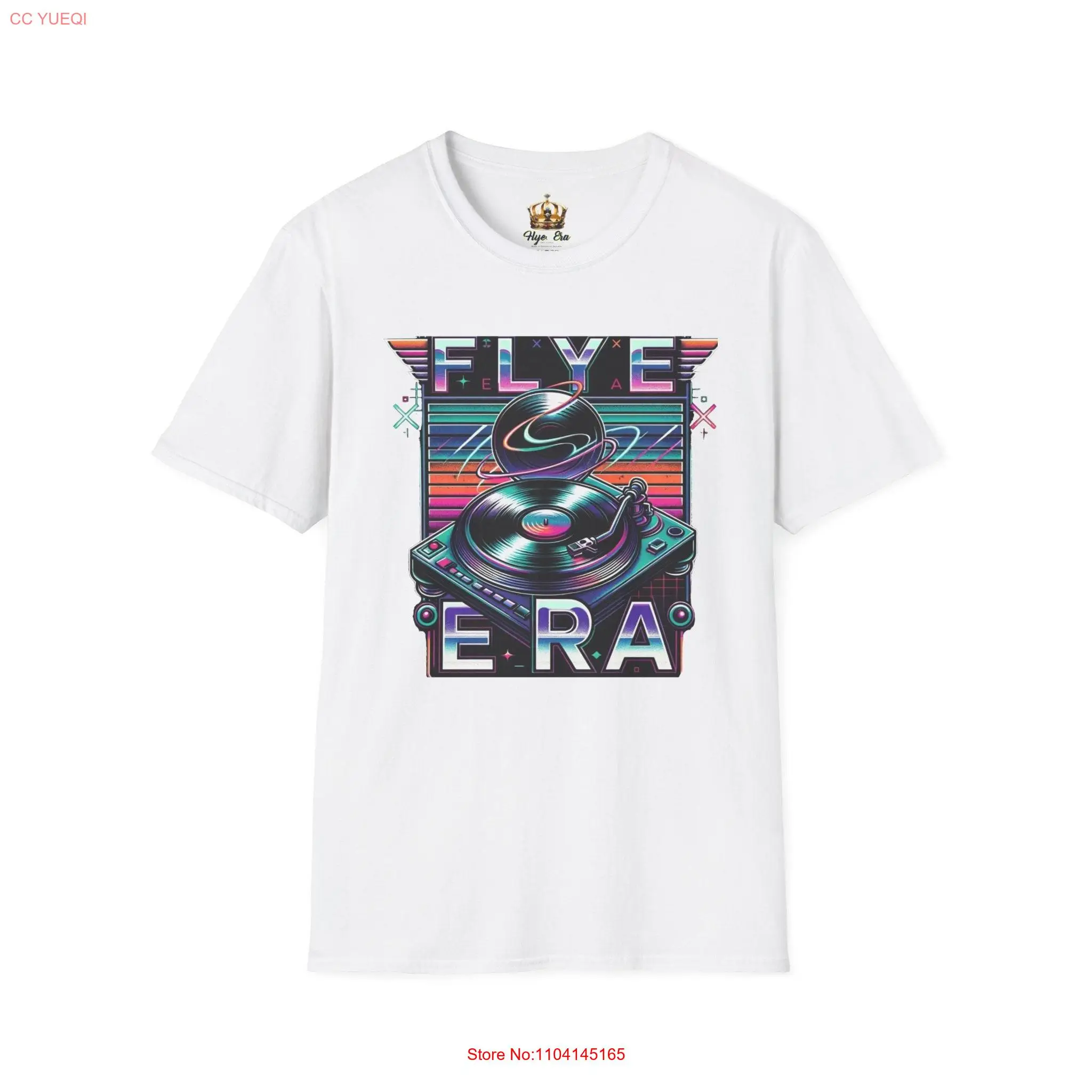 Flye Era Turntable T Shirt long or short sleeves