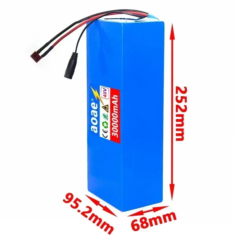 48V electric bicycle battery can be customized with high-power 18650 electric tricycle lithium-ion battery pack 13S5P 30000mAh