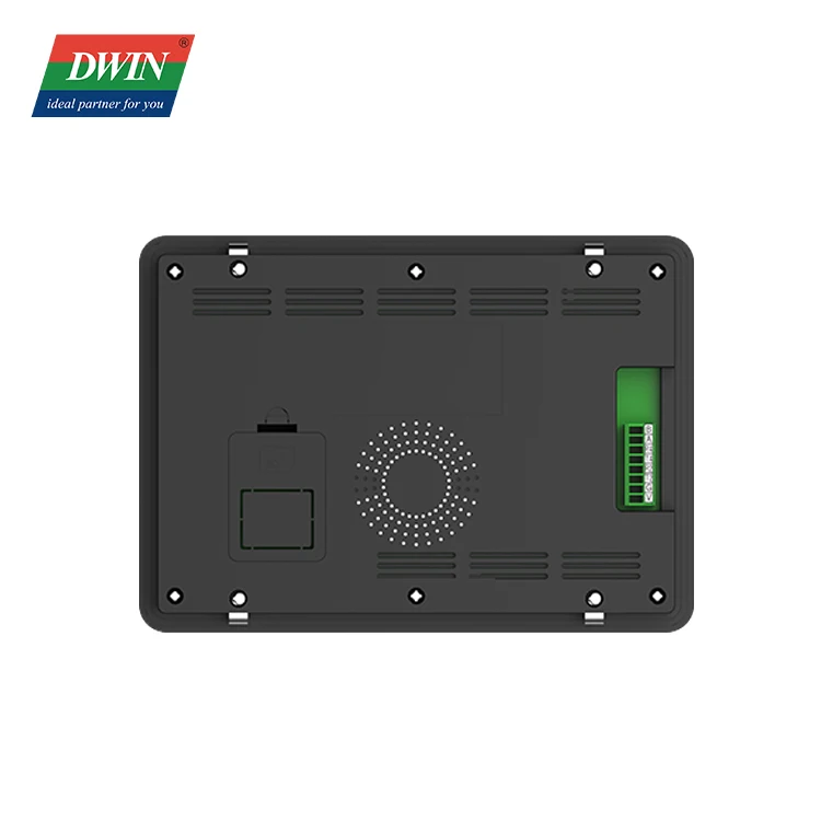 2026 DWIN HMI 7 Inch Display with Enclosure 800x480 Uart Touch LCD Panel Smart TFT LCD Module RS232 RS485 Modbus for Industry