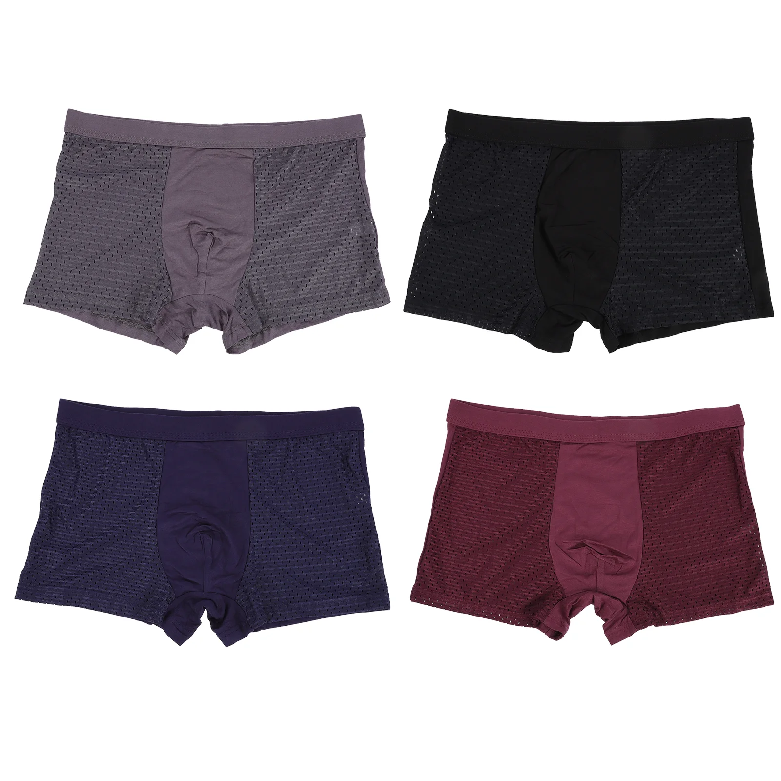 

4 Pcs Men's Mens Panties Jorts Calzoncillos Para Hombres Smooth Modal Underware Briefs Summer