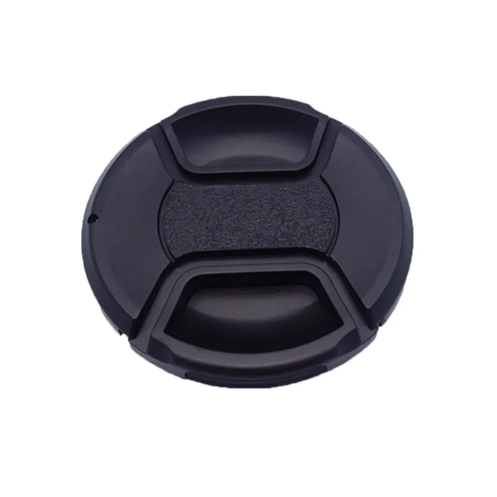 

55Mm Heavy-Duty Lens Cover Front Lens Protection Center Locking System Easy Snap Installation with Anti-Lost Leash