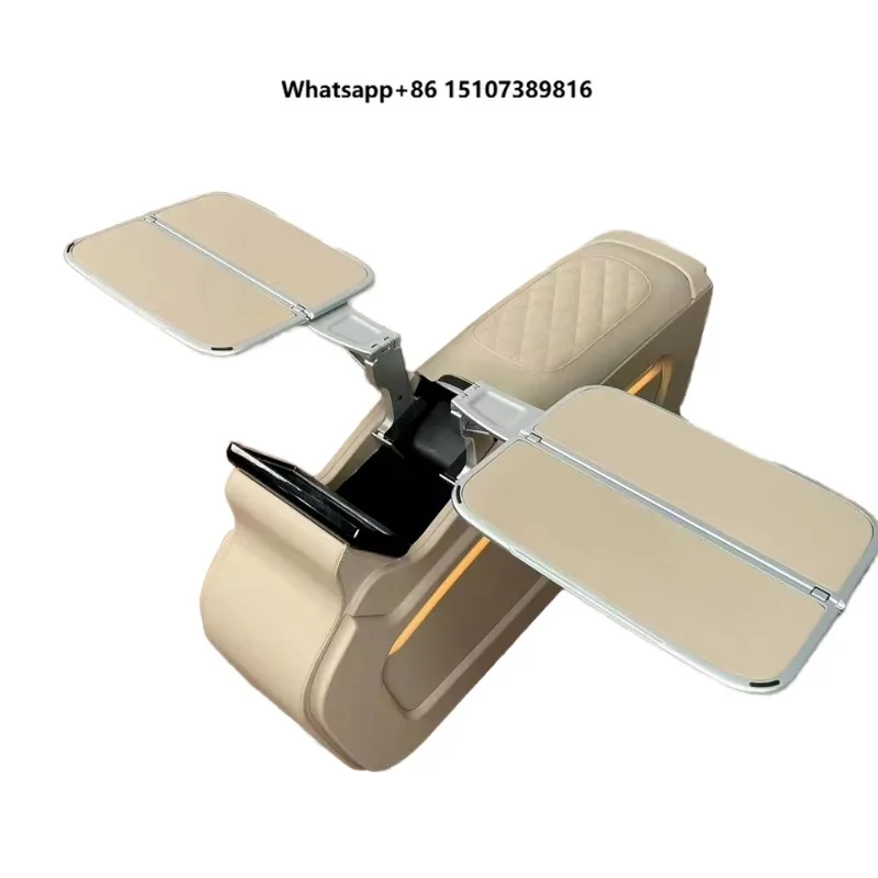 -Benz Executive Four-Seater Front Aviation Seat Plastic Rotatable Upgrade Table Armrest Refrigerator Saddle
