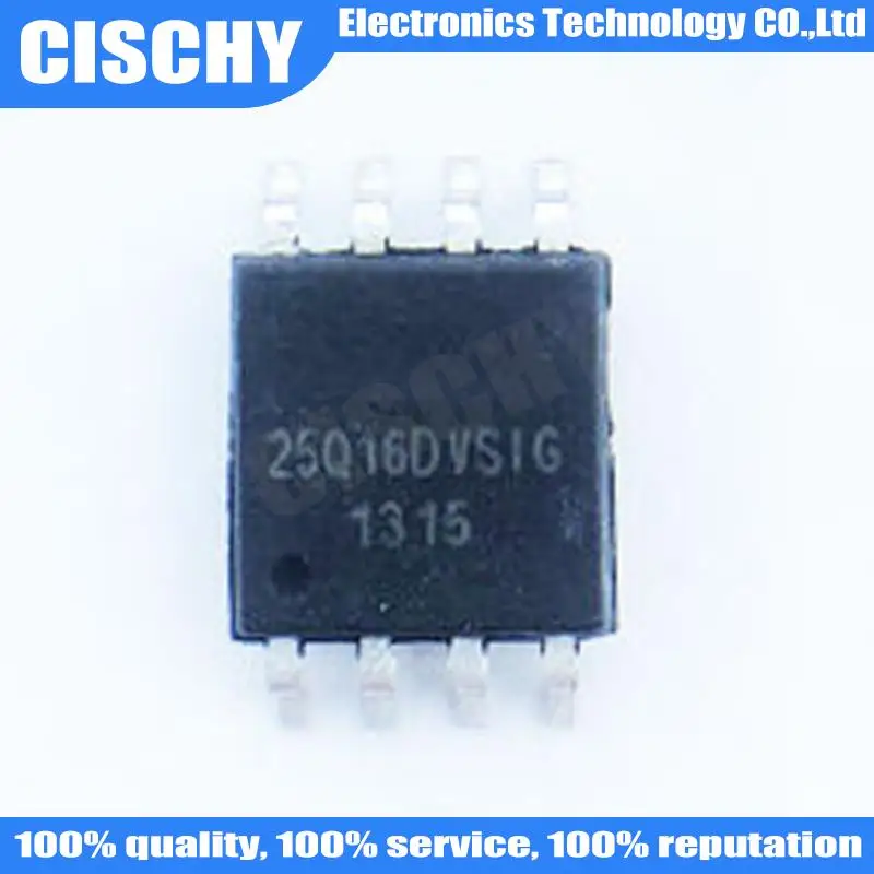 10pcs/lot W25Q16DVSSIG 25Q16DVSIG W25Q16DVSIG SOP-8  In Stock