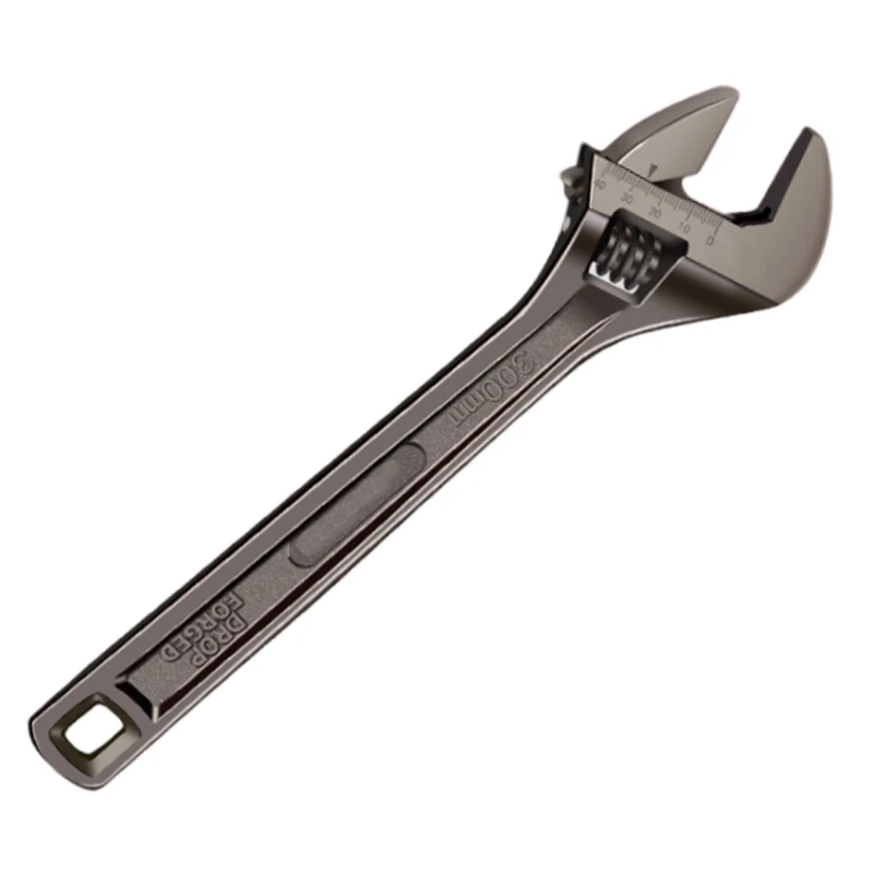 8/10/12/15/18inch Standard Adjustable Spanner Monkey Wrench Plumbers Wrench Tool Household Maintenance