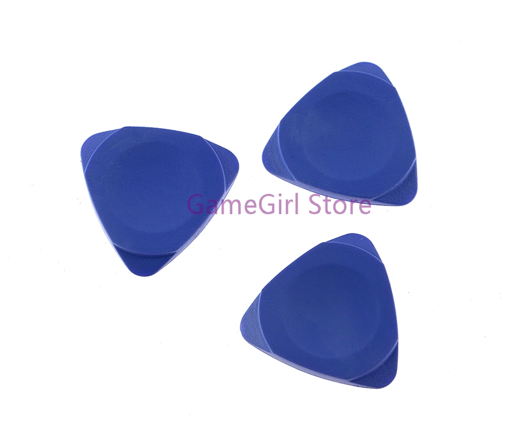 10 Stuks Blauw Plastic Driehoek Pry Bar Demontage Opening Tools Voor Xbox360 Xboxone Ps4 Ps3 Psp Psv Psv Console Controller