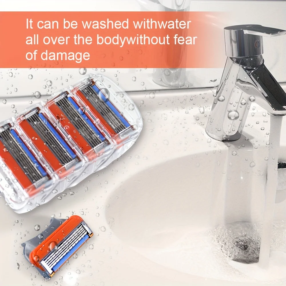 Shaving Razor Blades For Men Smooth Shaving To Shave beard 5 Blades Original Brand Shaving Machine Refills For Face Care