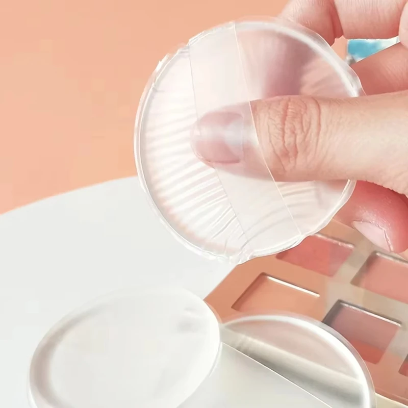 10 Uds. Soffio de polvo de Gel de silicona suave para base cosmética facial crema BB sin polvo para comer polvo esponja cosmética herramientas de maquillaje