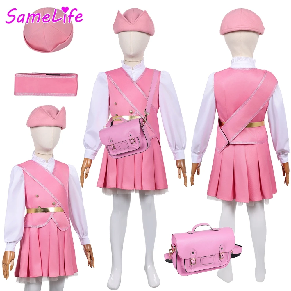 

Wicked 2 Pink Witch Косплей Фэнтези Одежда для девочек 2025 Фильм Костюм Глинды Маскировка Хэллоуин Подростки От 6 до 14 лет Праздничные наряды