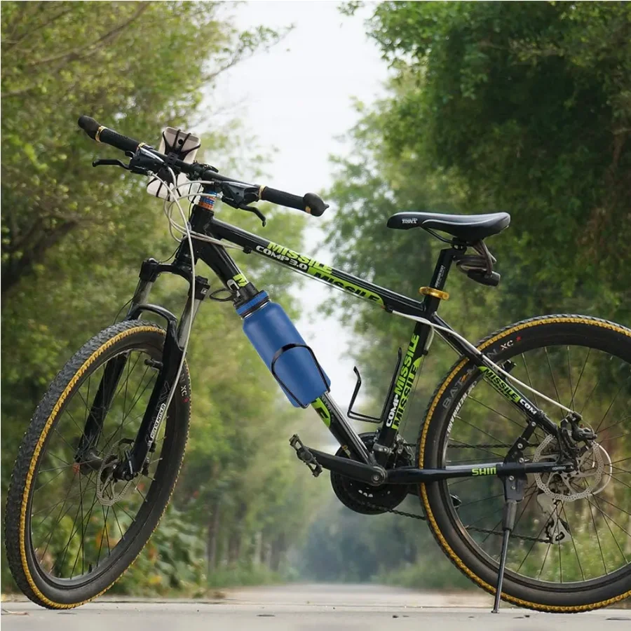 Aluminum Alloy Bicycle Bottle Holder Cycling Bicycle Drink Water Bottle Rack Holder Mount for Mountain Folding Bike Cage - Image 5
