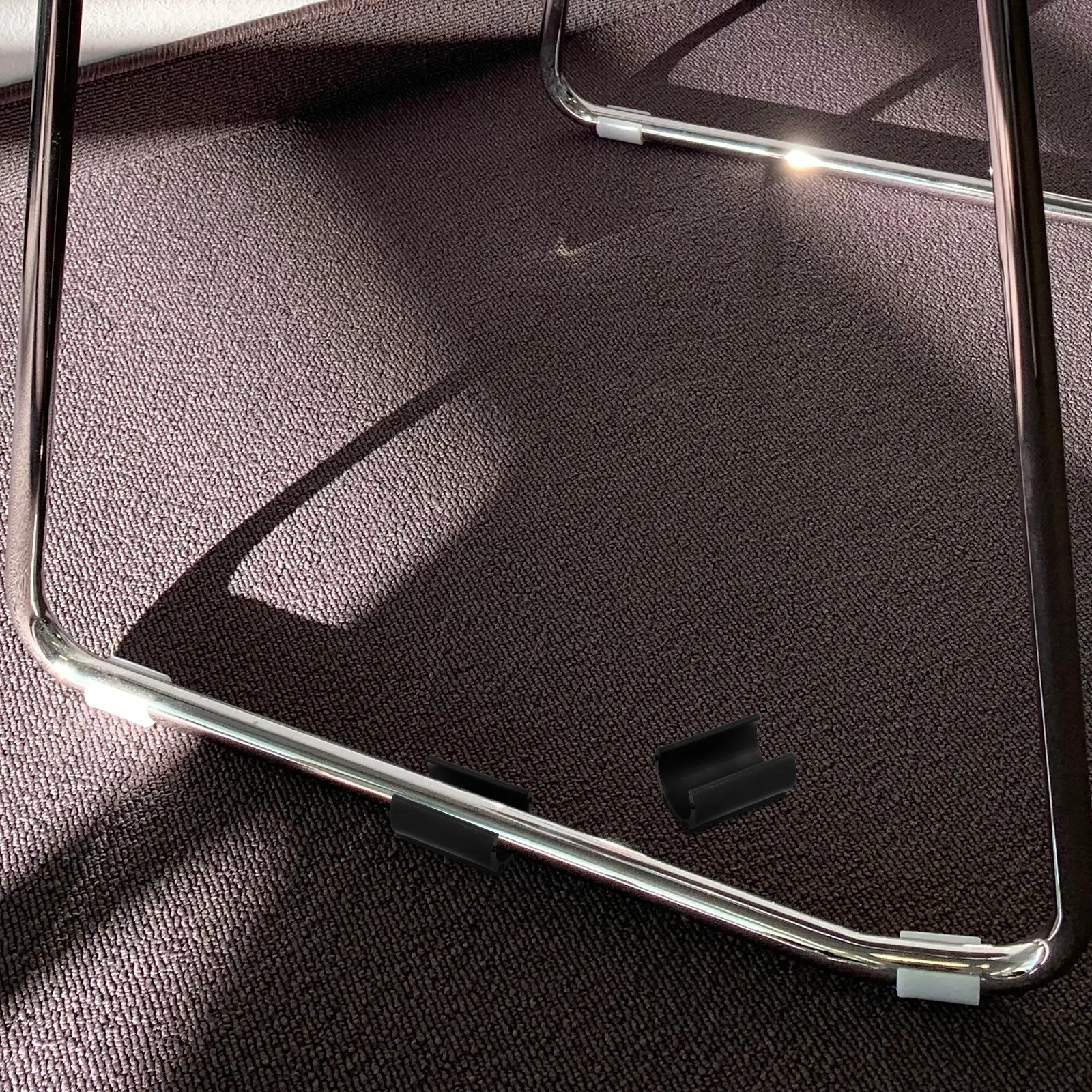 8Pcs U Shaped Felt Chair Leg Tips Soft Wool Floor Protectors for Hardwood Floors Anti Scratch Slide Stopper Noise Reduction Caps
