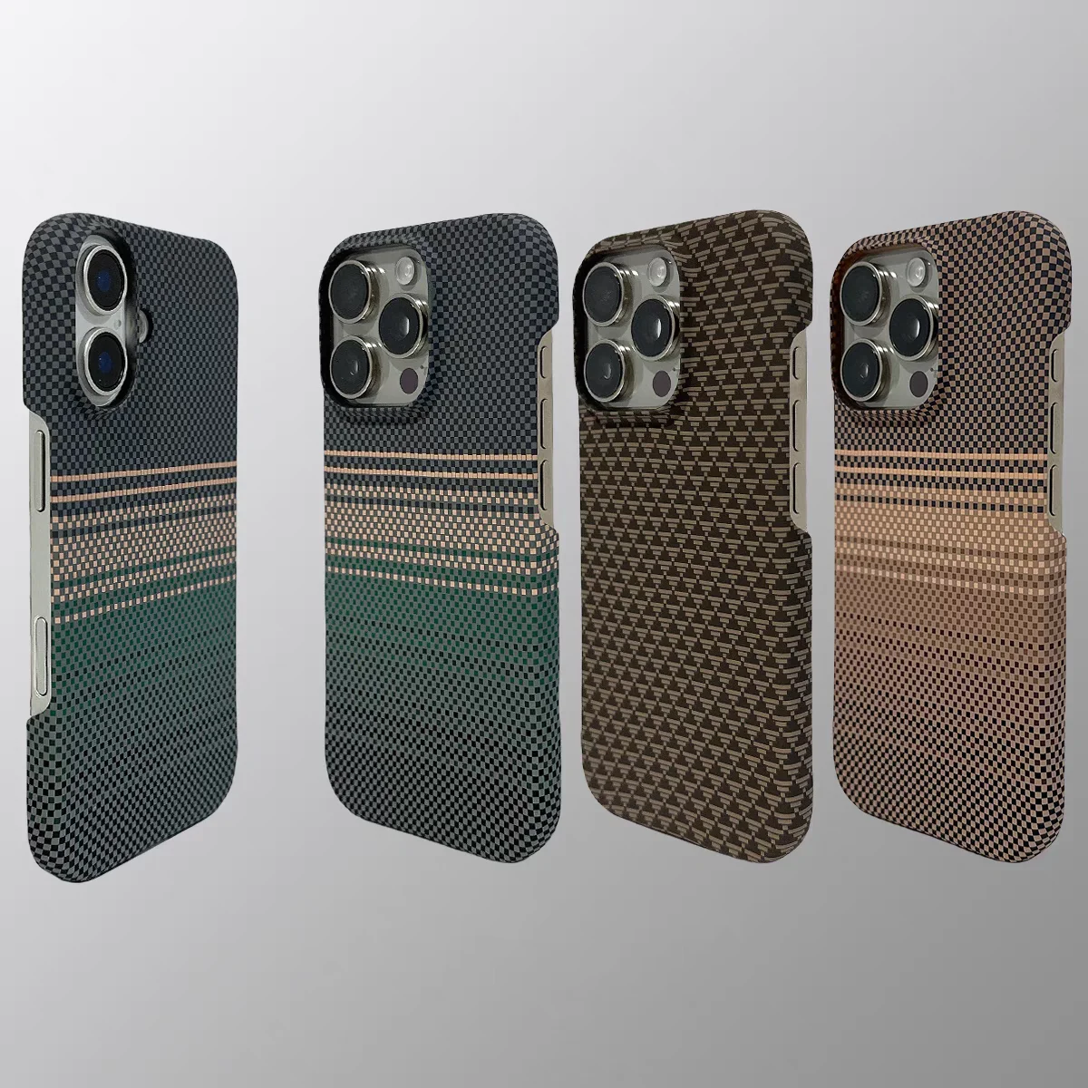 حافظة مغناطيسية بدون إطار من ألياف الكربون PC لهاتف Magsafe لهاتف iPhone 17 Air 16 15 14 13 12 Pro Max Plus غطاء شحن لاسلكي #1