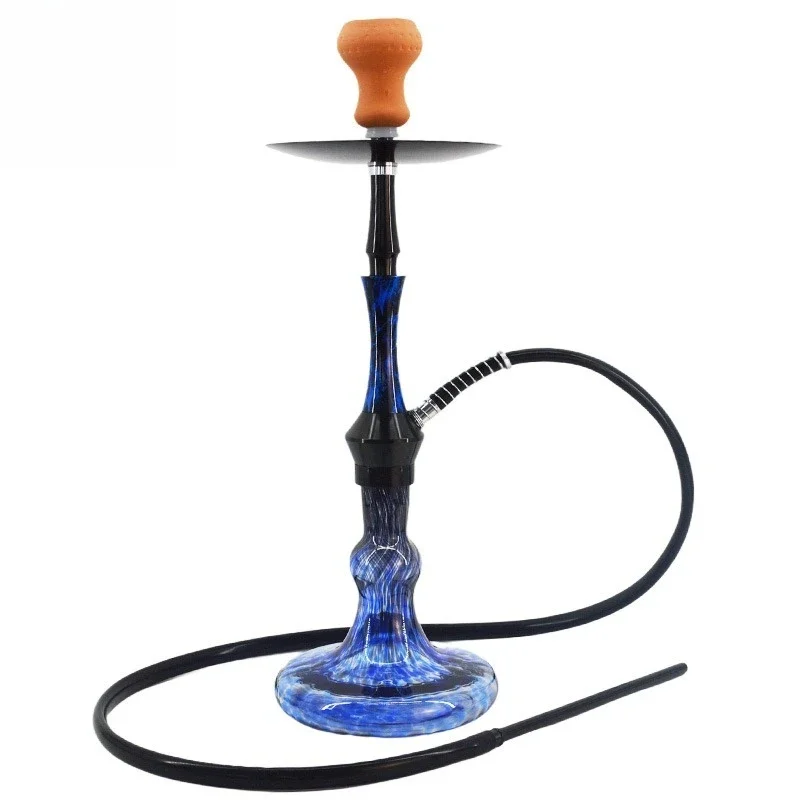 Shisha factory Supply Medium single tube silicone tube Arabian windshield pot with shisha clip