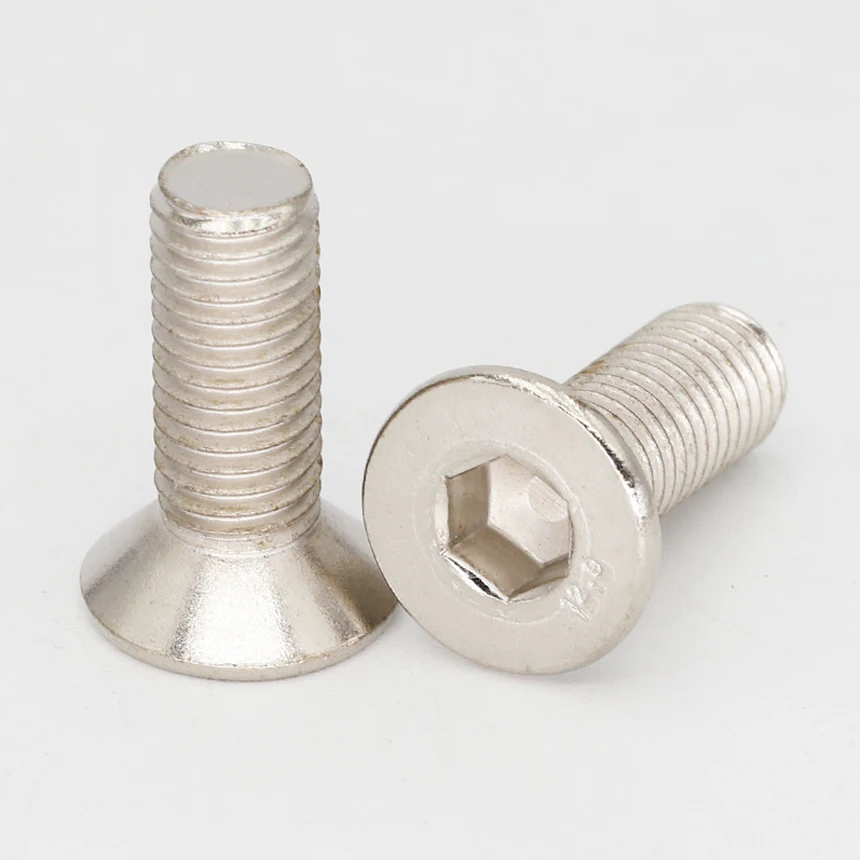 M7 1 مللي متر الملعب 12-60 مللي متر غرامة الموضوع 12.9 الصف النيكل تصفيح الأسود مسدس المقبس شقة CSK غاطسة ألين مفتاح مسمار لولبي الرأس