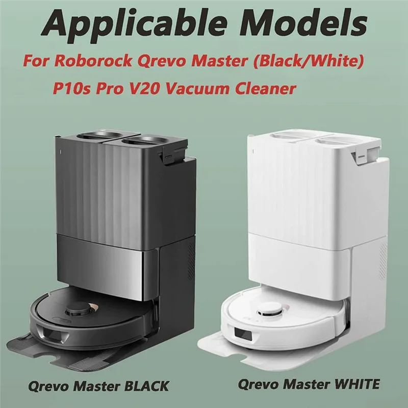 

20Oborock Qrevo Master/V20/P10S Pro Вакуумная основная боковая щетка Салфетки для швабры HEPA-фильтры Мешки для пыли-A74P