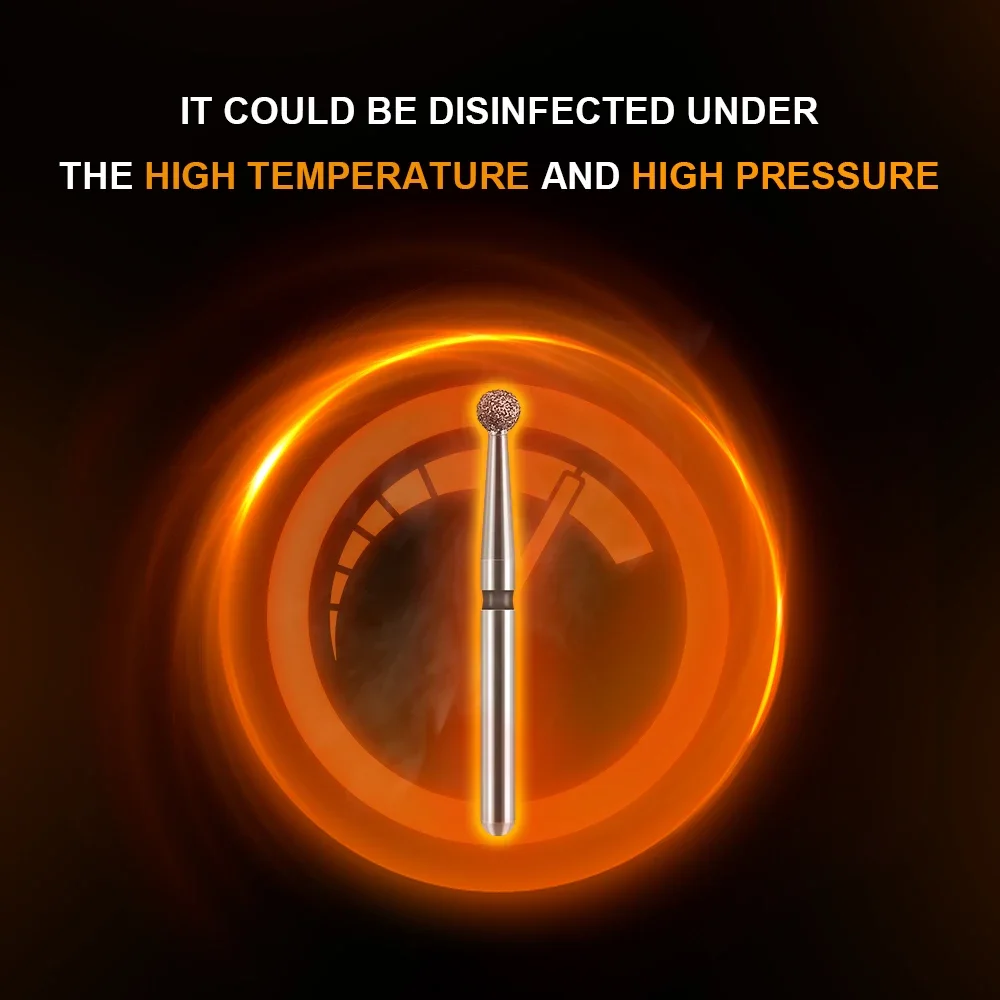 JINGT 10 шт./кор. стоматологические алмазные боры, дрель 1,6 мм, хвостовик для высокоскоростных наконечников, наждачные боры, высокая твердость, стоматология, полировка ногтей