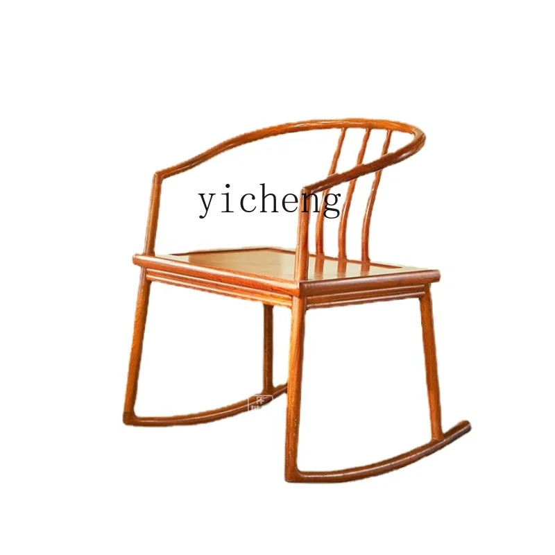 Rosewood Furniture Myanmar Rosewood Rocking Chair Leisure Chair New Chinese Style Recliner