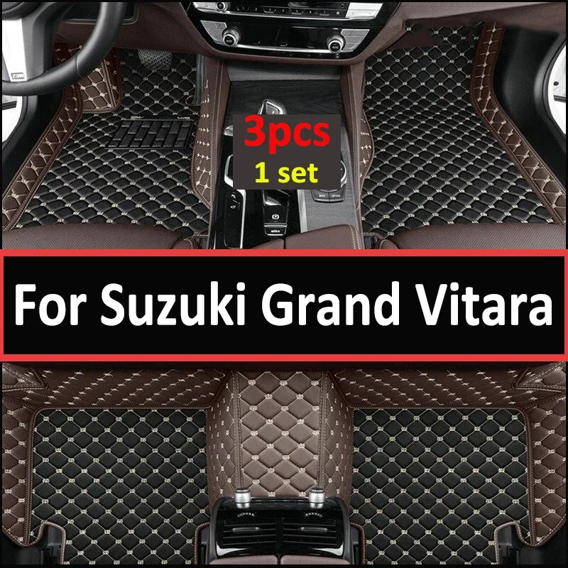 

Car floor mats for Suzuki Grand Vitara (Four doors) 2007-2009 2010 2011 2012 2013 2014 2015 2016 2017 auto foot Pads automobile