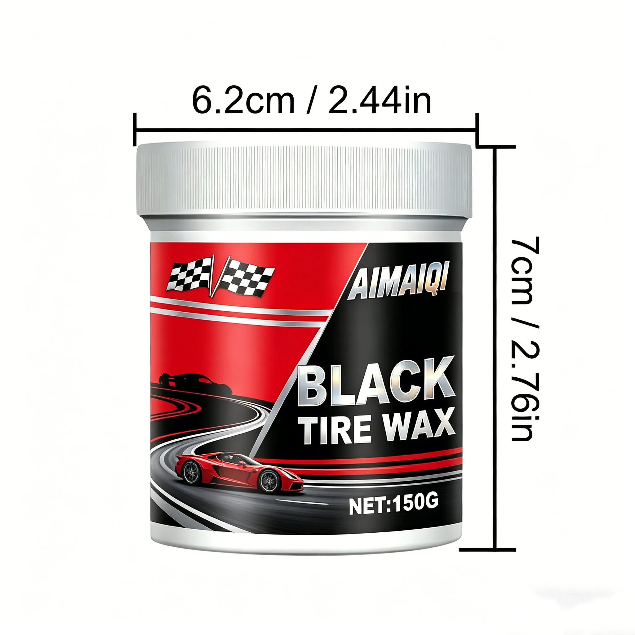 150g Auto Tire Care Wax, Super Shine, Anti-Cracking & Weatherproof Tire Polish