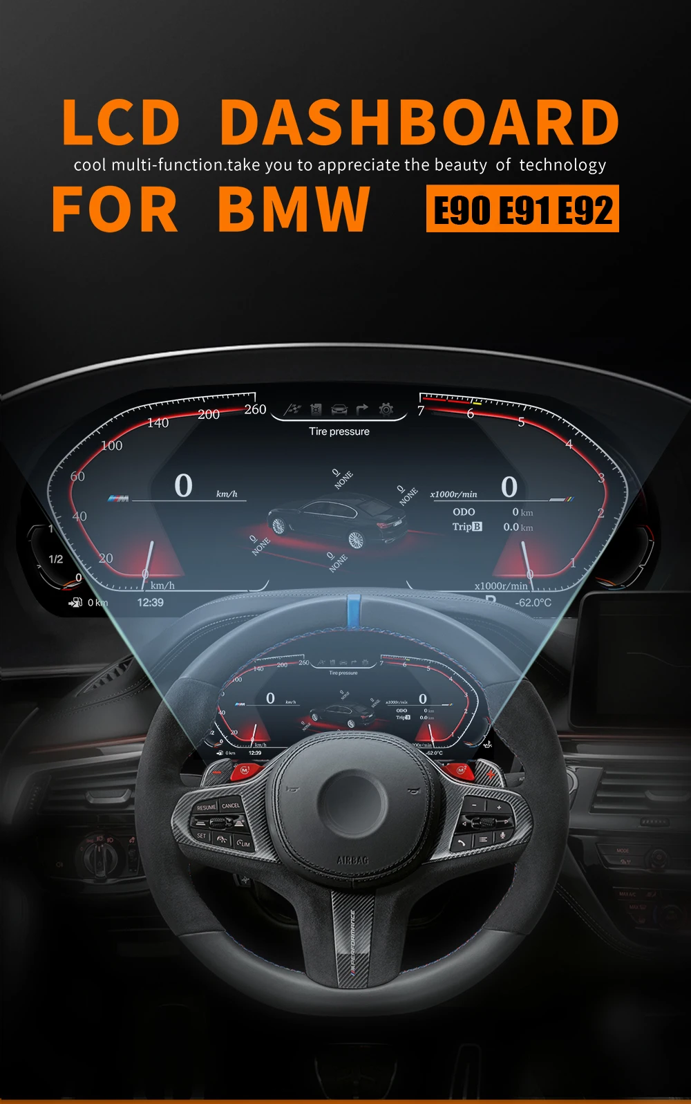 Latest Original For 3 Series E90 E91 E92 E93 12.3