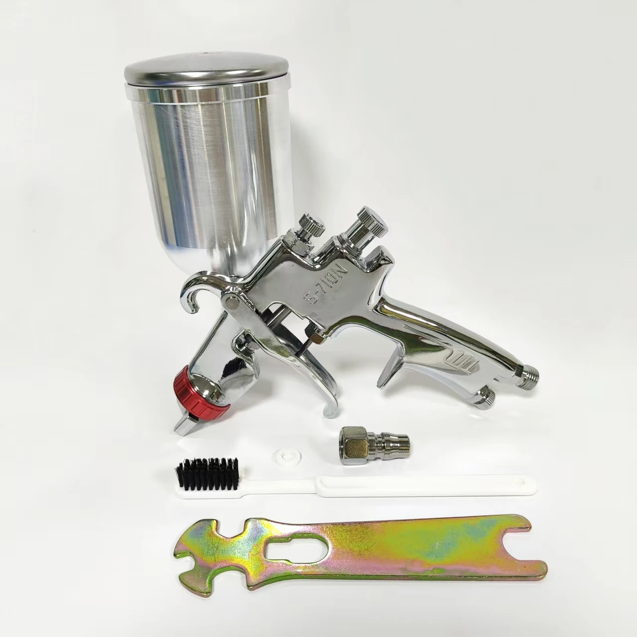 

Высококачественный профессиональный пистолет-распылитель S710, 1,3 мм, сопло, гравитационный аэрограф для покраски автомобилей