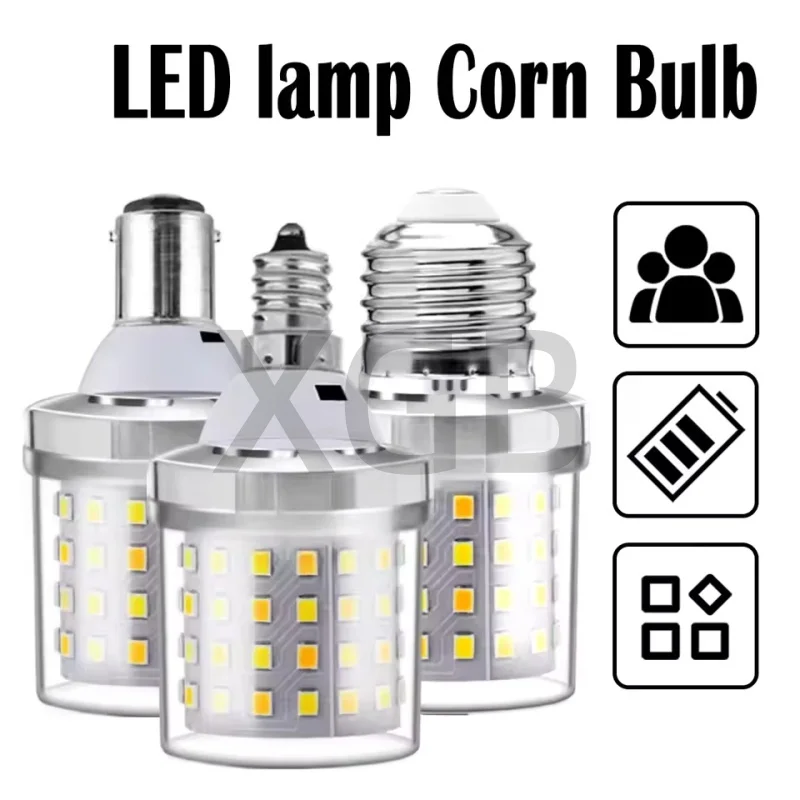 10pcs/lots LED Corn Lamp E27 E26 E14 E12 B15 B22 9W 220V 110V Strong Light 3000K 4000K 6000K Lamp Holder Home Emergency Lighting