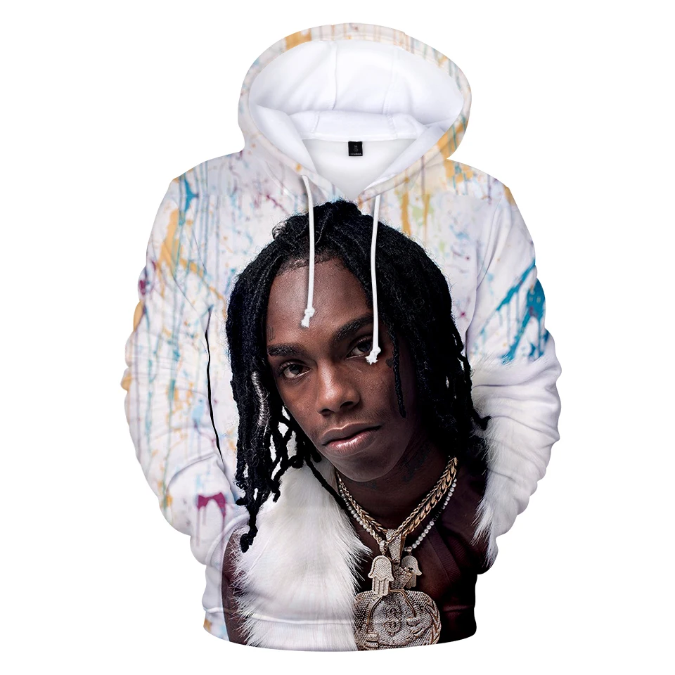 

YNW Melly Hoodies Men Women Print American Rapper Sweatshirt Hip Hop Harajuku Men 3D Print YNW Melly Hoodies Plus Size Coat