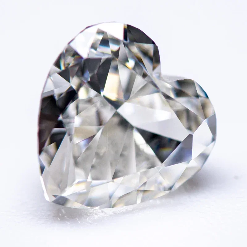 

Wholesale 4k Crushed Ice Cut Cubic Zirconia Stone Cream Yellow Color Heart Shape Synthetic Gemstone 5A Lab CZ Gemstone Shiny Qu