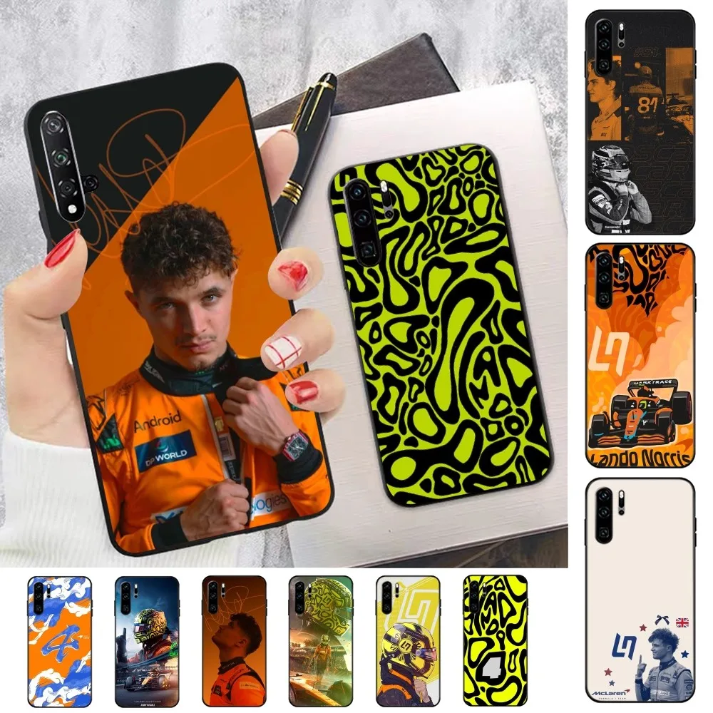 F1 Formula 1 L-Lando N-Norris Phone Case For Huawei P 8 9 10 20 30 40 50 Pro Lite Psmart Honor 10 lite 70 Mate 20lite